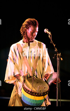 Bachir Sanogo beim Radio France Festival Montpellier, Languedoc Roussillon, Frankreich Stockfoto