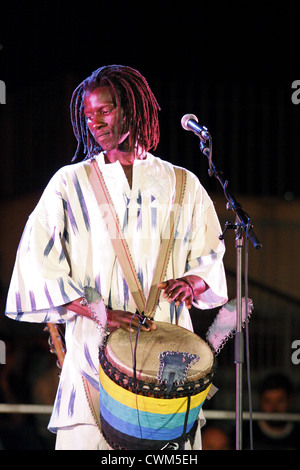 Bachir Sanogo beim Radio France Festival Montpellier, Languedoc Roussillon, Frankreich Stockfoto