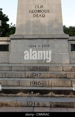 1914-1918-erster Weltkrieg-Denkmal in Singapur Stockfoto