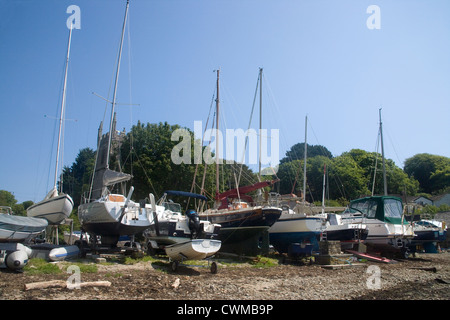 Yachtclub St. Anthony Meneage Cornwall Stockfoto