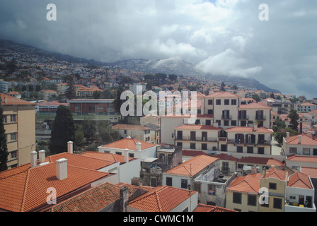 Bild von bewölkt Madeira, Portugal. Stockfoto