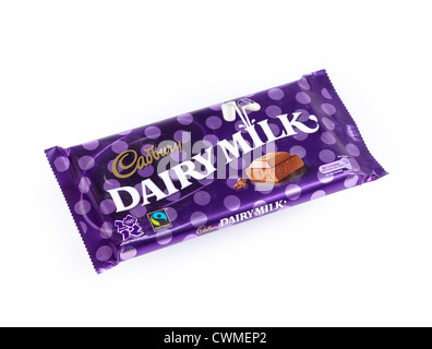 Cadbury Dairy Milk chocolate bar Stockfoto