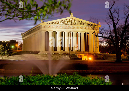 Parthenon-Replikat in Nashville, Tennessee Stockfoto