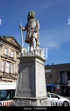 Denkmal für 79. Königinnen eigene Cameron Highlanders Station square Inverness Highland Schottland, Vereinigtes Königreich Stockfoto