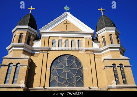 USA Illinois Chicago. Notre Dame de Chicago Kirche. Stockfoto