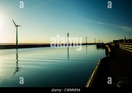 Blyth harbour Stockfoto