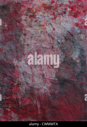 Papier mit roten, rosa und braune Farbe abstrakt. Abstrakte Rahmen mit Vintage-Hintergrund Textur-design Stockfoto