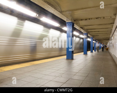 81st Street - u-Bahnstation Museum of Natural History, New York City (Serie 2 von 2) Stockfoto