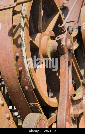 Verrostete Maschinen Stockfoto