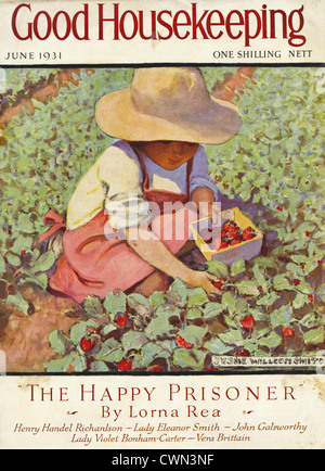 Magazin-Cover GOOD HOUSEKEEPING datiert Juni 1931 Stockfoto