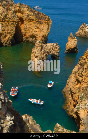 Ponta da Piedade, Lagos, Algarve, Portugal, Europa Stockfoto