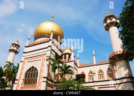 Sultan-Moschee, eines religiösen Gebäude Singapurs Stockfoto