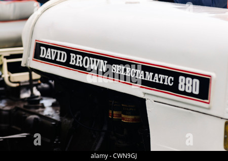 David Brown Selectamatic 880-Oldtimer-Traktor Stockfoto