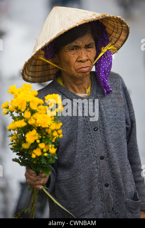 Frau von Hoi an ein Stockfoto