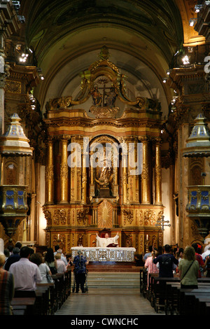 Die Kathedrale am Plaza de Mayo, Buenos Aires, Argentinien. Stockfoto