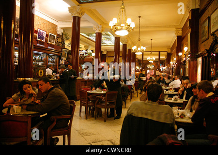 Cafe Tortoni, Buenos Aires, Argentinien. Stockfoto