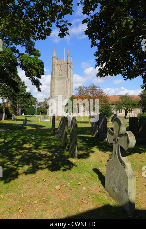 Allerheiligen Kirche, Lydd, Romney Marsh, Kent, England, UK, GB Stockfoto