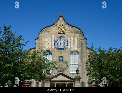 Canongate Kirk. Die Royal Mile, Edinburgh, Mitte Lothian, Schottland, Vereinigtes Königreich, Europa. Stockfoto