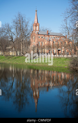 Evangelisch-Lutherische Kirche in Puschkin, St. Petersburg, Russland. Stockfoto