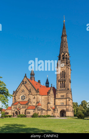 Die Garnison St. Martinskirche entstand zwischen 1893 und 1900, Dresden-Neustadt, Dresden, Sachsen, Deutschland, Europa Stockfoto