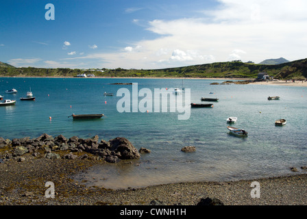 Porthdinllaen in der Nähe von Morfa Nefyn Lleyn Halbinsel Gwynedd Nord-wales Stockfoto