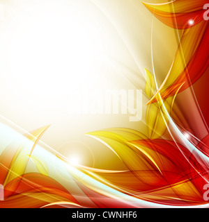 helle abstrakte Herbst Hintergrund Stockfoto