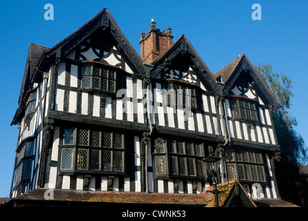 Das alte Haus beherbergen Fachwerk 17. Jahrhundert jetzt ein Museum mit Schwerpunkt auf der jakobinischen Zeit hohe Stadt Hereford England UK Stockfoto