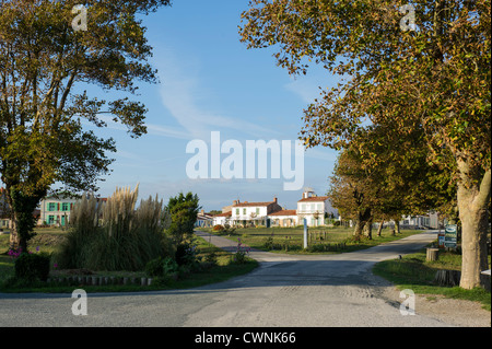 Bilder von Aix, die kleinste Insel der Charente, in der Nähe von La Rochelle (Frankreich) Stockfoto