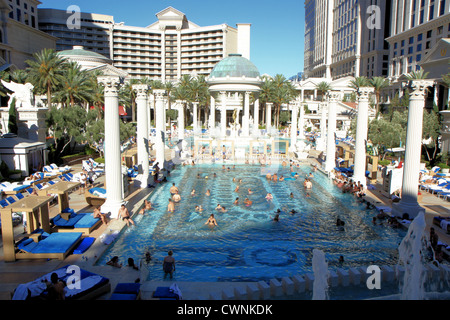 Caesars Palace Schwimmbäder, Las Vegas, Nevada, USA Stockfoto