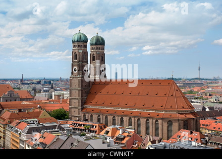 Kathedrale von unserer gesegneten Lady, Liebfrauendom, München, Bayern, Deutschland Stockfoto
