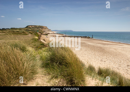 Hengistbury Kopf von Southbourne Strand Sand Dünen, Bournemouth, UK Stockfoto