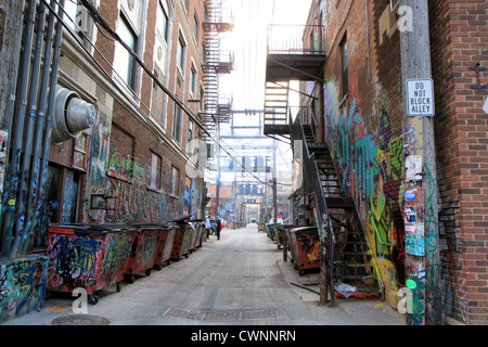 Seitenstraße in Rapid City, South Dakota, USA Stockfoto