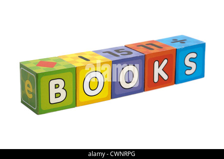 Wort-Bücher Stockfoto