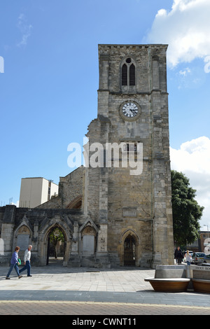 Die Ruinen der Kirche der Heiligen Rood, High Street, Southampton, Hampshire, England, Vereinigtes Königreich Stockfoto