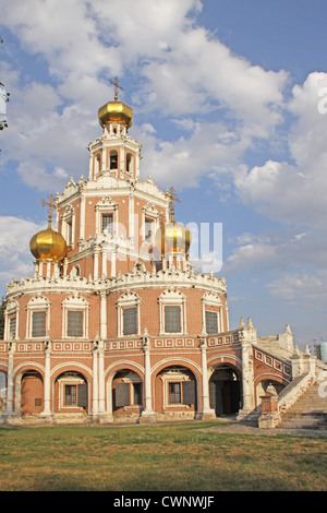 Russland. Moskau. Die Kirche der Fürbitte bei Fili Stockfoto