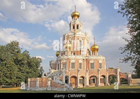 Russland. Moskau. Die Kirche der Fürbitte bei Fili Stockfoto