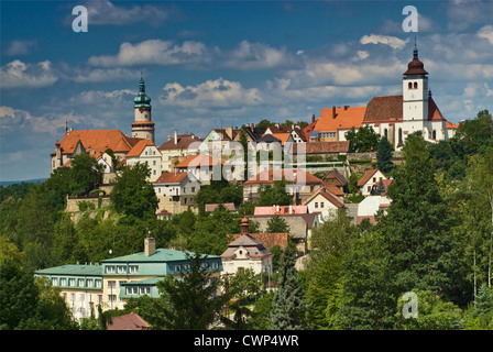 Nové Město nad Metují im ostböhmischen Kraj (Region Hradec Králové), Tschechische Republik Stockfoto