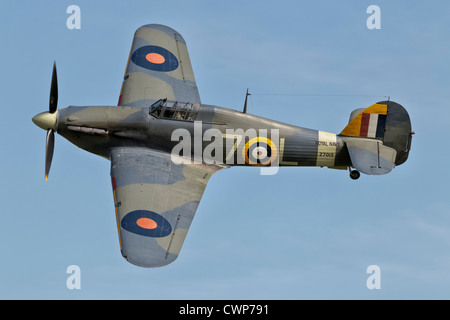 Die klassische Hawker Hurricane / Sea Hurricane WW2 Kämpfer Stockfoto