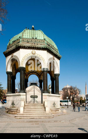 Ägypten, Istanbul, Sultanahmet, Hippodrom, Kaiser-Wilhelm-Brunnen Stockfoto