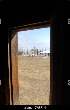 Russische orthodoxe Kirche Bicentennial Feier am Fort Ross State Historic Park in Kalifornien Stockfoto