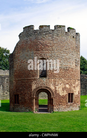 Trommel Turmburg Ludlow Shropshire England UK Großbritannien EU Europäische Union Europa Stockfoto