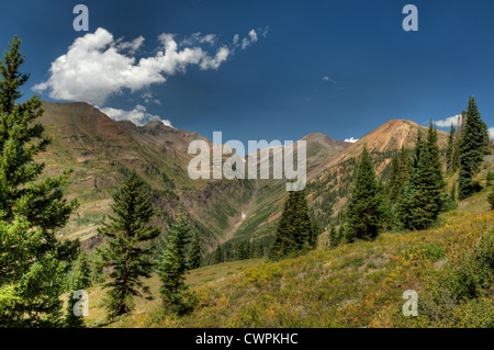 Yule-Pass in der Nähe von Crested Butte, Colorado Stockfoto