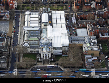 Luftaufnahme der Tate Britain Galerie Kunstmuseum, Millbank, London SW1 Stockfoto