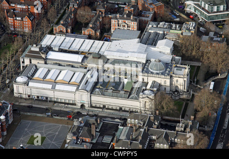 Luftaufnahme der Tate Britain Galerie Kunstmuseum, Millbank, London SW1 Stockfoto