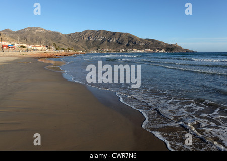 Schöne Strand von La Azohia, Costa Calida, Spanien Stockfoto