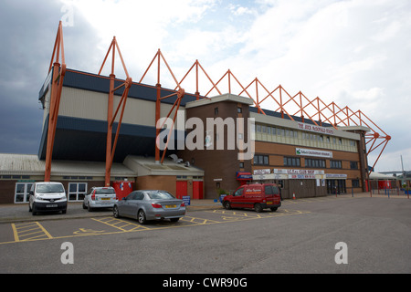 Jock Macdonald stehen bei Inverness Caledonian Thistle Football Stadion Schottland, Vereinigtes Königreich Stockfoto