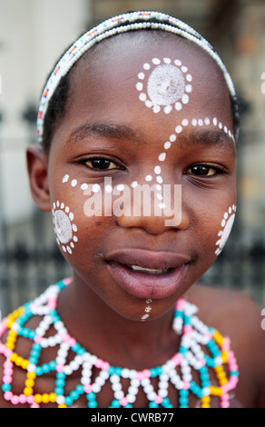 Porträt der Xhosa Kind Südafrika Stockfoto