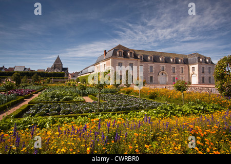 Chateau de Villandry, Villandry, Indre-et-Loire, Frankreich. Stockfoto