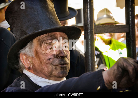 Italien, Piemont, Vigezzo Tal, Santa Maria Maggiore, Chimney Sweeper Festival Stockfoto