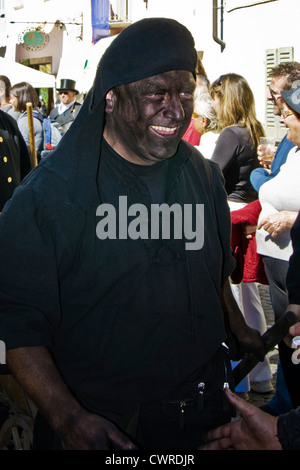 Italien, Piemont, Vigezzo Tal, Santa Maria Maggiore, Chimney Sweeper Festival Stockfoto